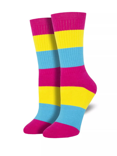 Pansexual Flag Socks